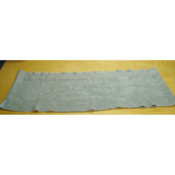 Calvin Klein Gray Acrylic Glitter Knit Infinity Scarf Warm Soft Stretch 33x12" - Picture 14 of 16